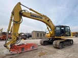 Side of used Komatsu Excavator